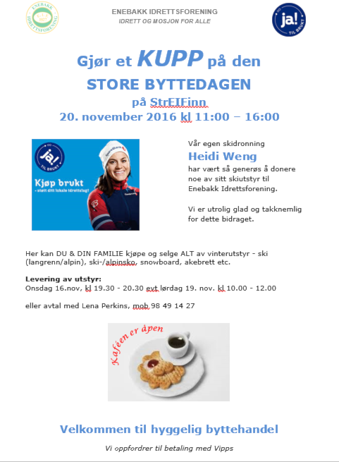 Den STORE BYTTEDAGEN på StrEIFinn